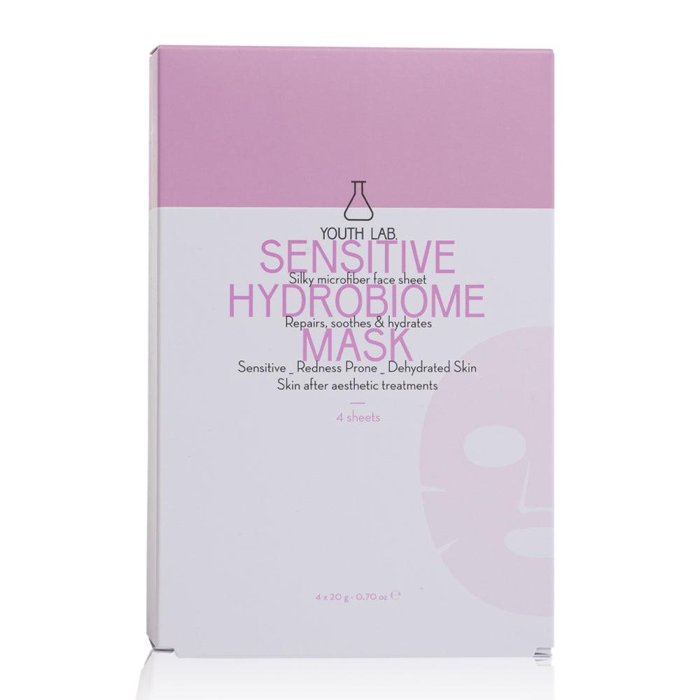 Youth Lab - SENSITIVE HYDROBIOME SHEET MASK - Box of 4
