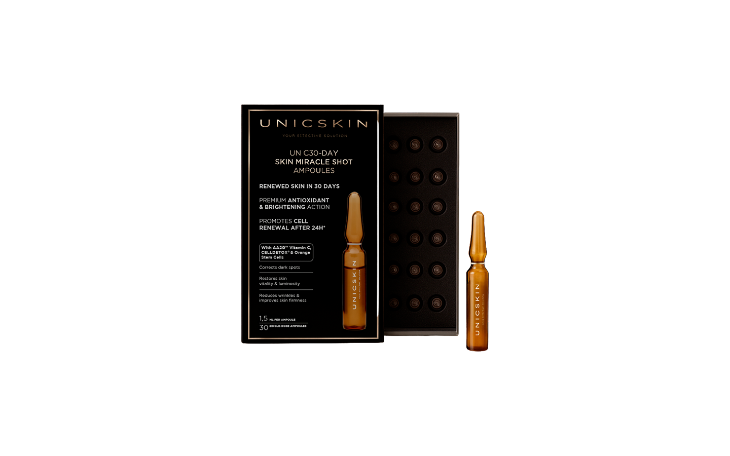 Unicskin - UNIC30-DAY SKIN MIRACLE SHOT 30X2ML AMPOULES