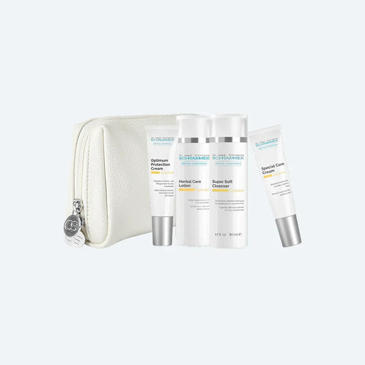 Dr Schrammek Home Care Set: Herbal Care Lotion, Special Care/Reg Cream, Super Soft/Deep Pore Cleanser - NOTE: 15ml BB not included