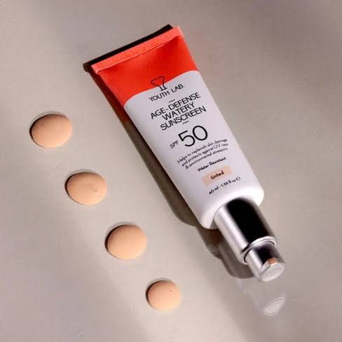 Youth Lab Age Age Defence Watery Sunscreen SPF50 Tinted