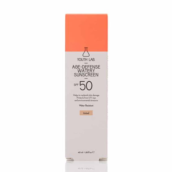 Youth Lab Age Age Defence Watery Sunscreen SPF50 Tinted