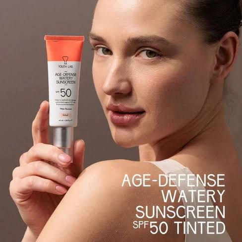 Youth Lab Age Age Defence Watery Sunscreen SPF50 Tinted
